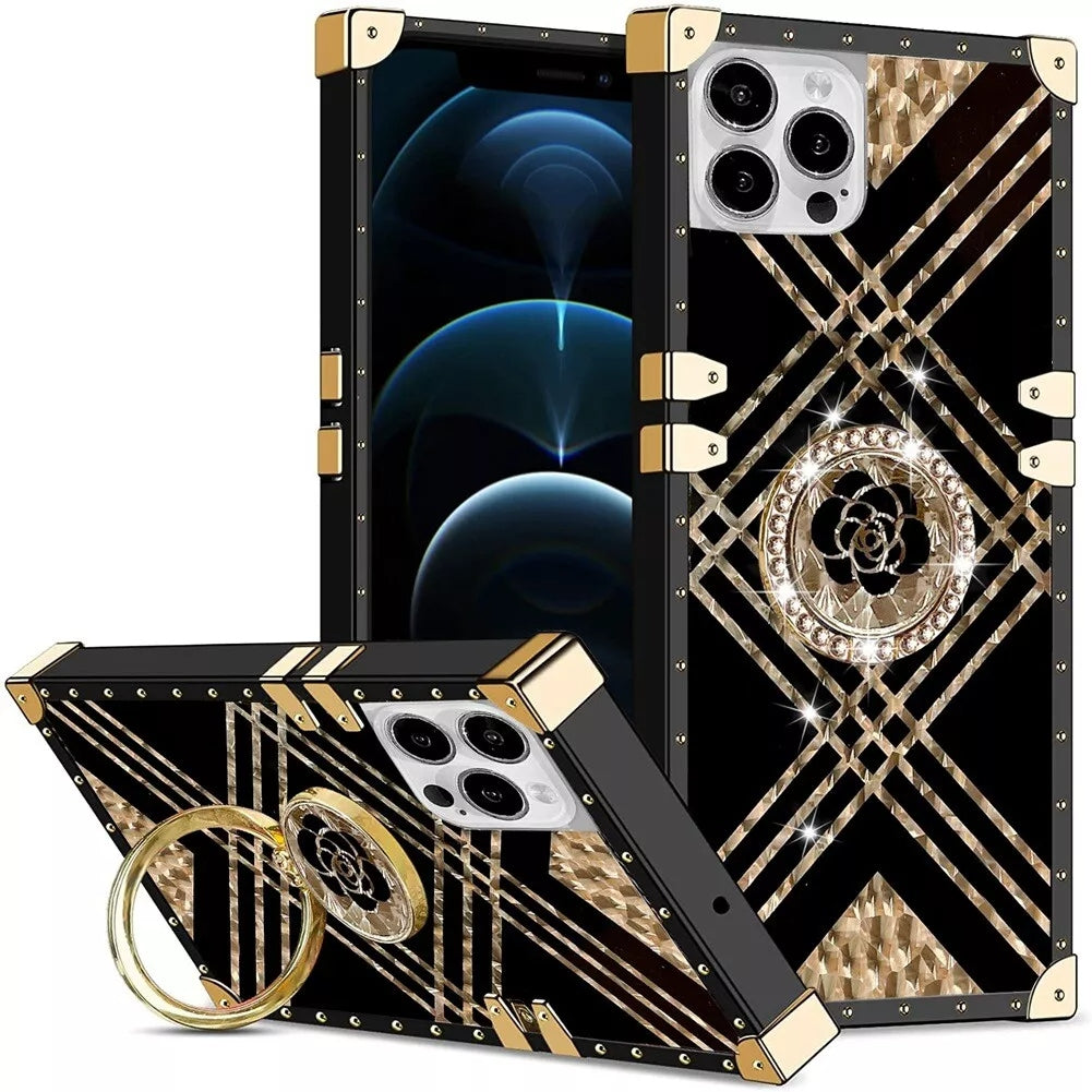 Flower Shockproof iPhone 16 15 14 13 Pro Max Case Luxury iPhone 16 15 14 13 12 11 Pro Cover