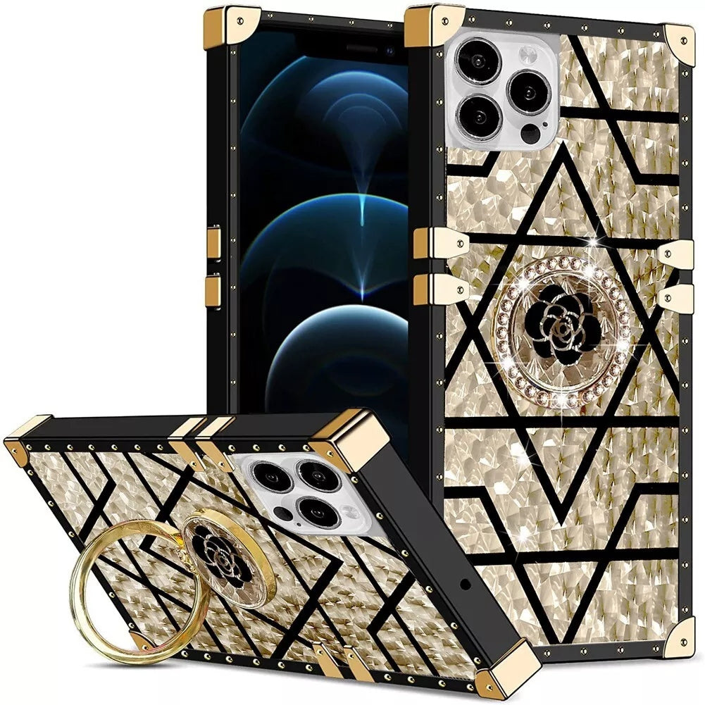 Flower Shockproof iPhone 16 15 14 13 Pro Max Case Luxury iPhone 16 15 14 13 12 11 Pro Cover