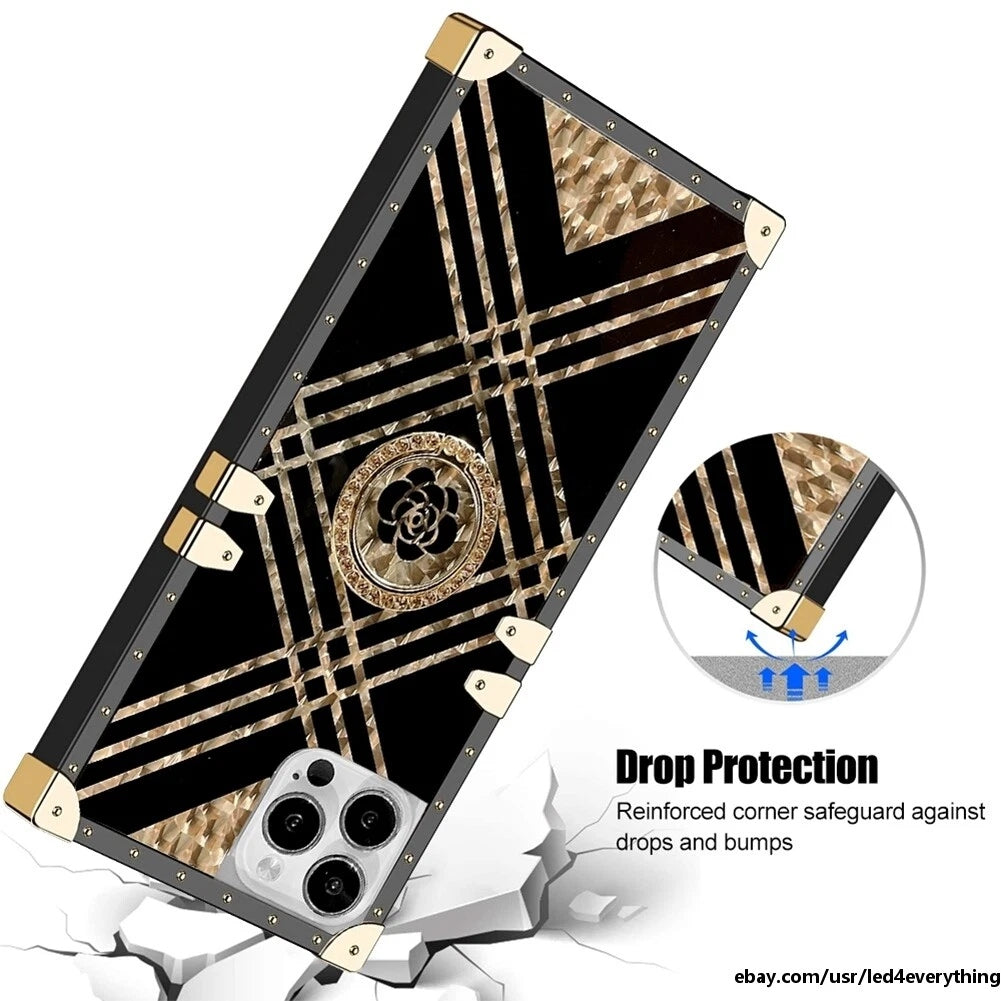 Flower Shockproof iPhone 16 15 14 13 Pro Max Case Luxury iPhone 16 15 14 13 12 11 Pro Cover