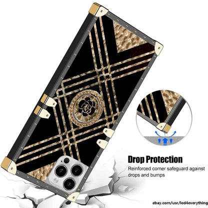 Flower Shockproof iPhone 16 15 14 13 Pro Max Case Luxury iPhone 16 15 14 13 12 11 Pro Cover