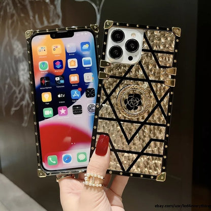 Flower Shockproof iPhone 16 15 14 13 Pro Max Case Luxury iPhone 16 15 14 13 12 11 Pro Cover