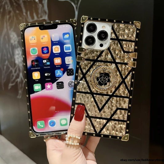 Flower Shockproof iPhone 16 15 14 13 Pro Max Case Luxury iPhone 16 15 14 13 12 11 Pro Cover